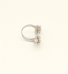 Silver Butterfly Motif Ring