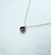 Black Emblem Pendant Necklace