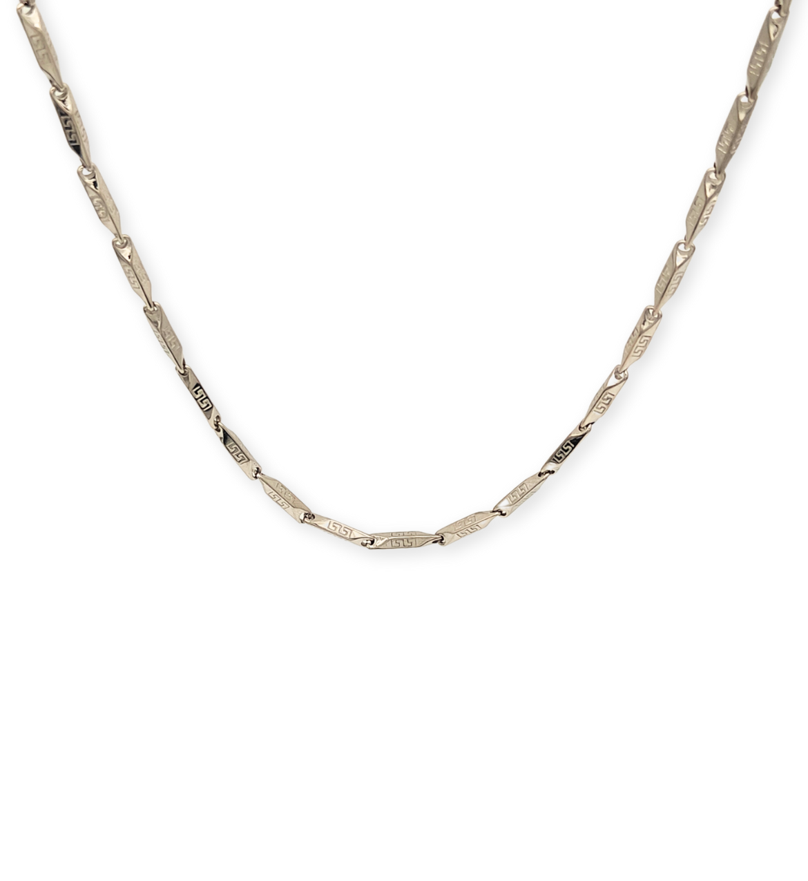 Silver Engraved Chain