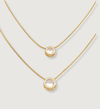 Multi-Stone Pendant Necklace: