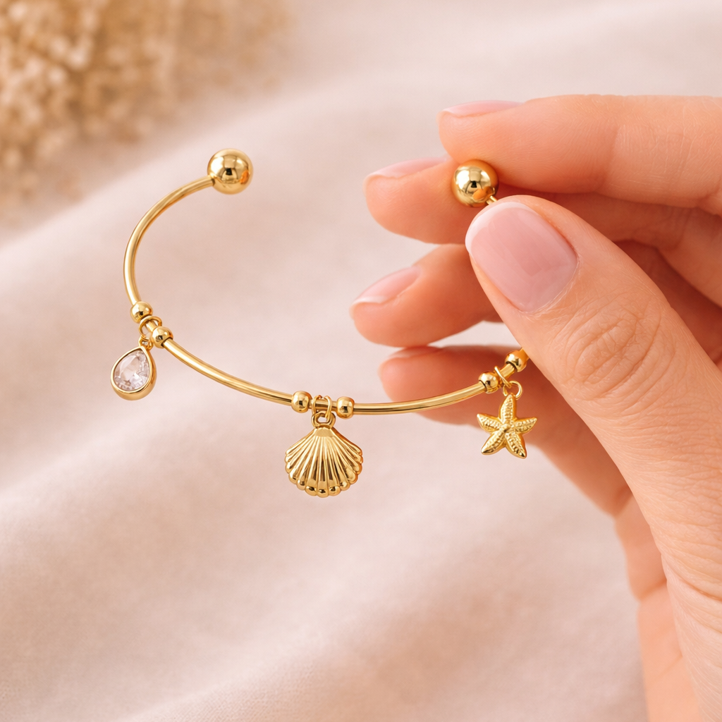 Nautical Charm Bangle