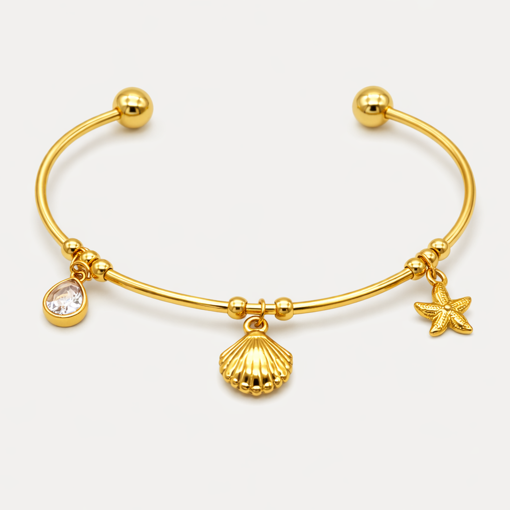 Nautical Charm Bangle