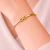 Gold Infinity Bangle