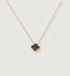 Black Flower Pendant