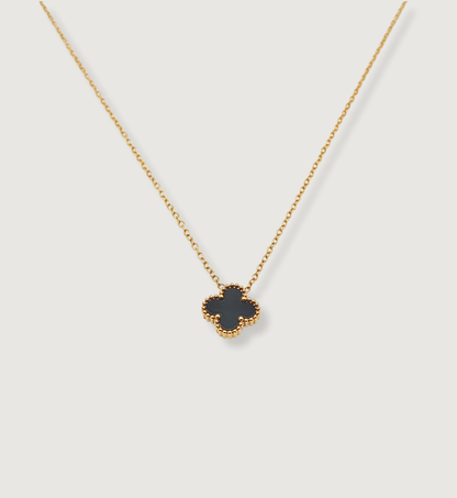 Black Flower Pendant