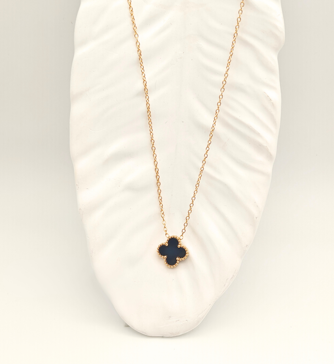 Black Flower Pendant