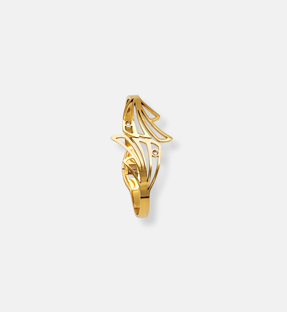 Winged Elegance Bangle