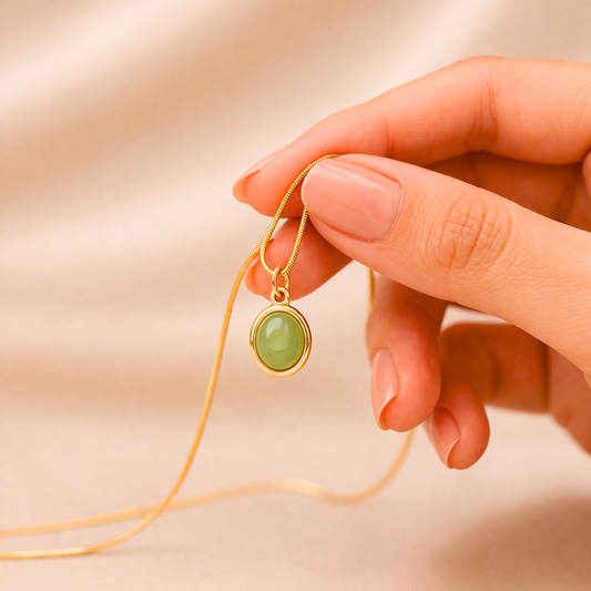 Green Single Stone Pendant