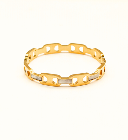 Modern Link Bangle