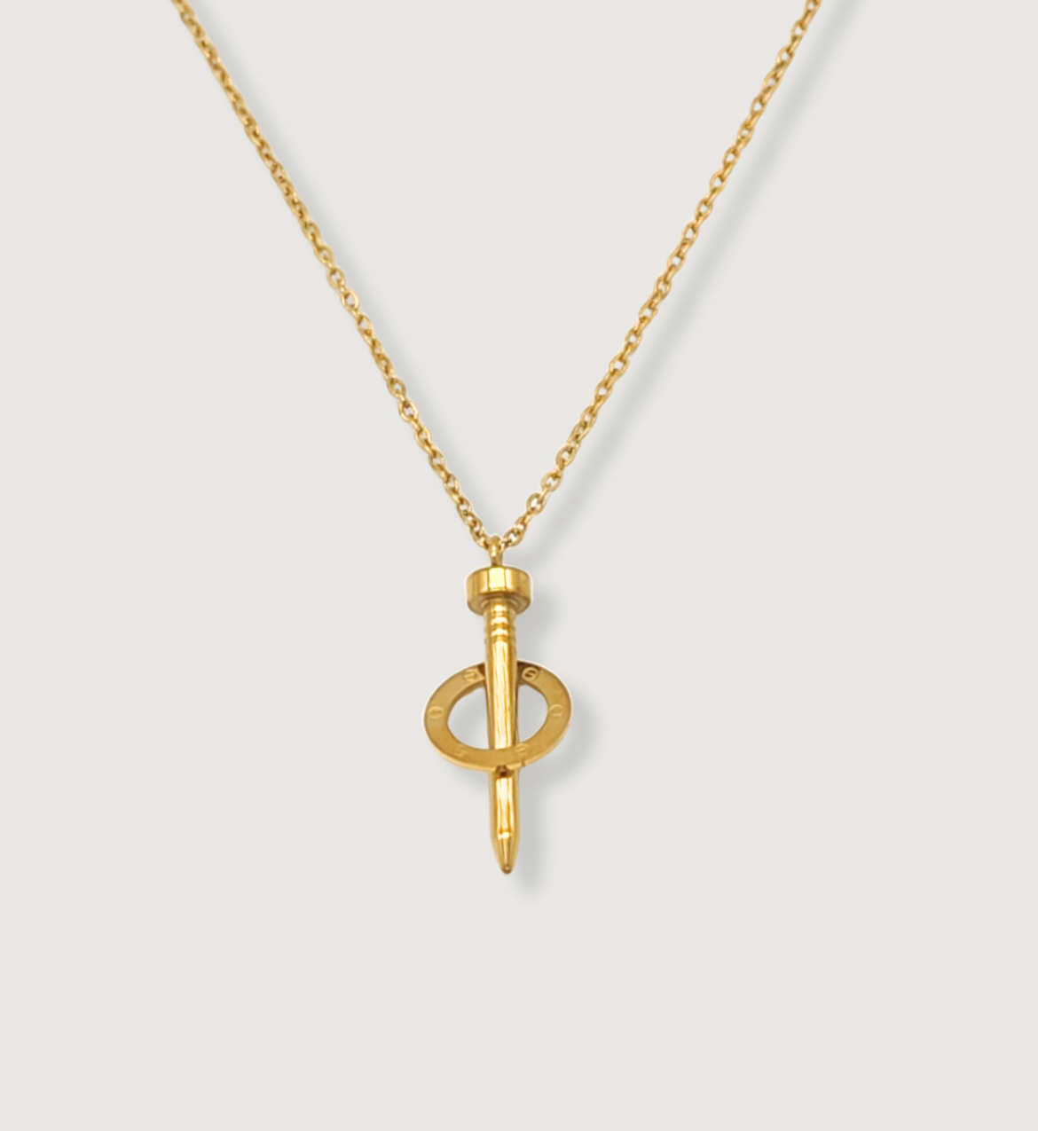 Compass Nail Pendant