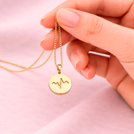 Heartbeat Wave Pendant