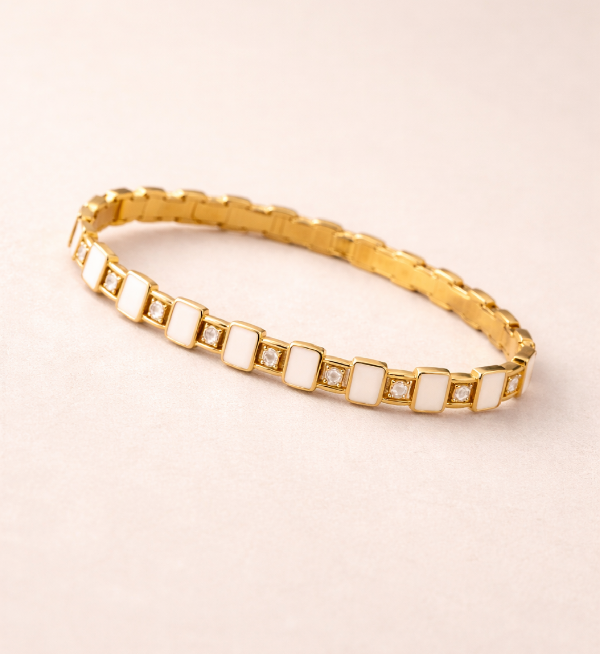 Mother-of-Pearl Link Bracelet