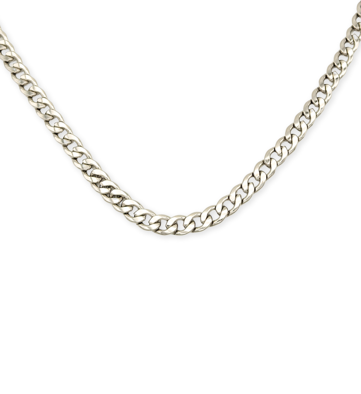 Bold Curb Silver Chain