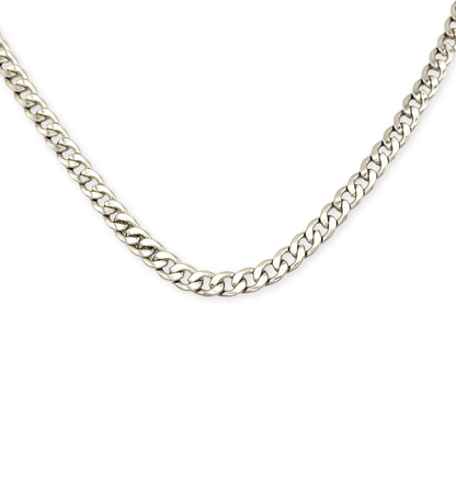 Bold Curb Silver Chain