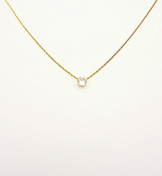 Classic Solitaire Pendant