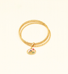 Charm Pendant Gold Bracelet