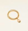 Floral Charm Gold Bracelet