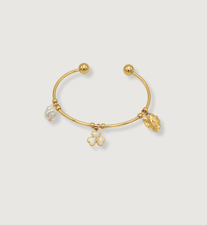 Charm Bracelet with Nature-Inspired Accents