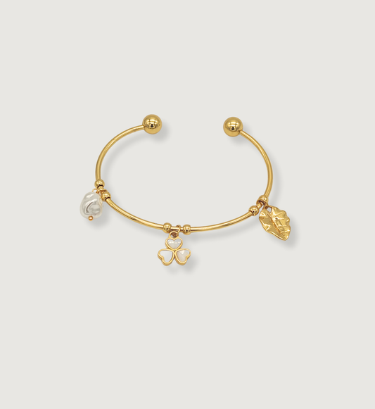 Charm Bracelet with Nature-Inspired Accents