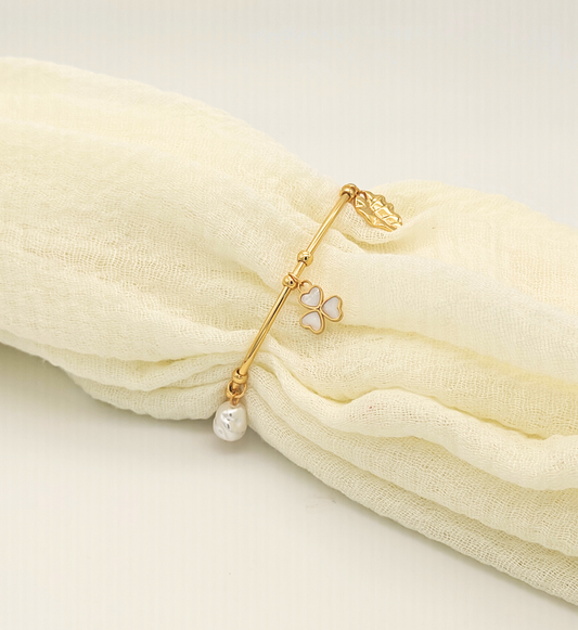 Charm Bracelet with Nature-Inspired Accents
