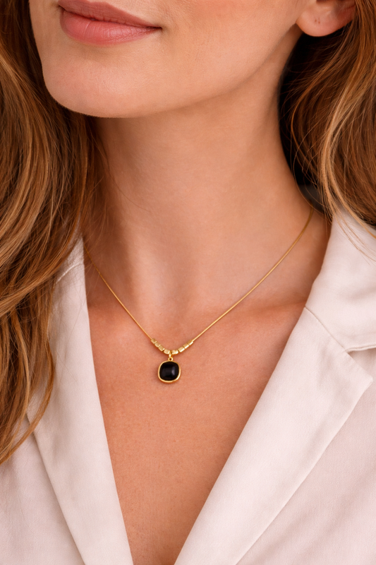 Black Stone Pendant