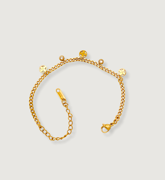 Chic Button Chain Bracelet