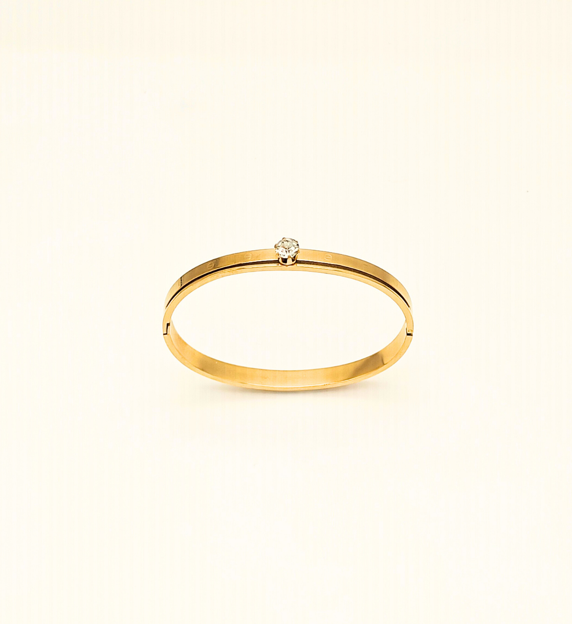 Solitaire Gold Bracelet