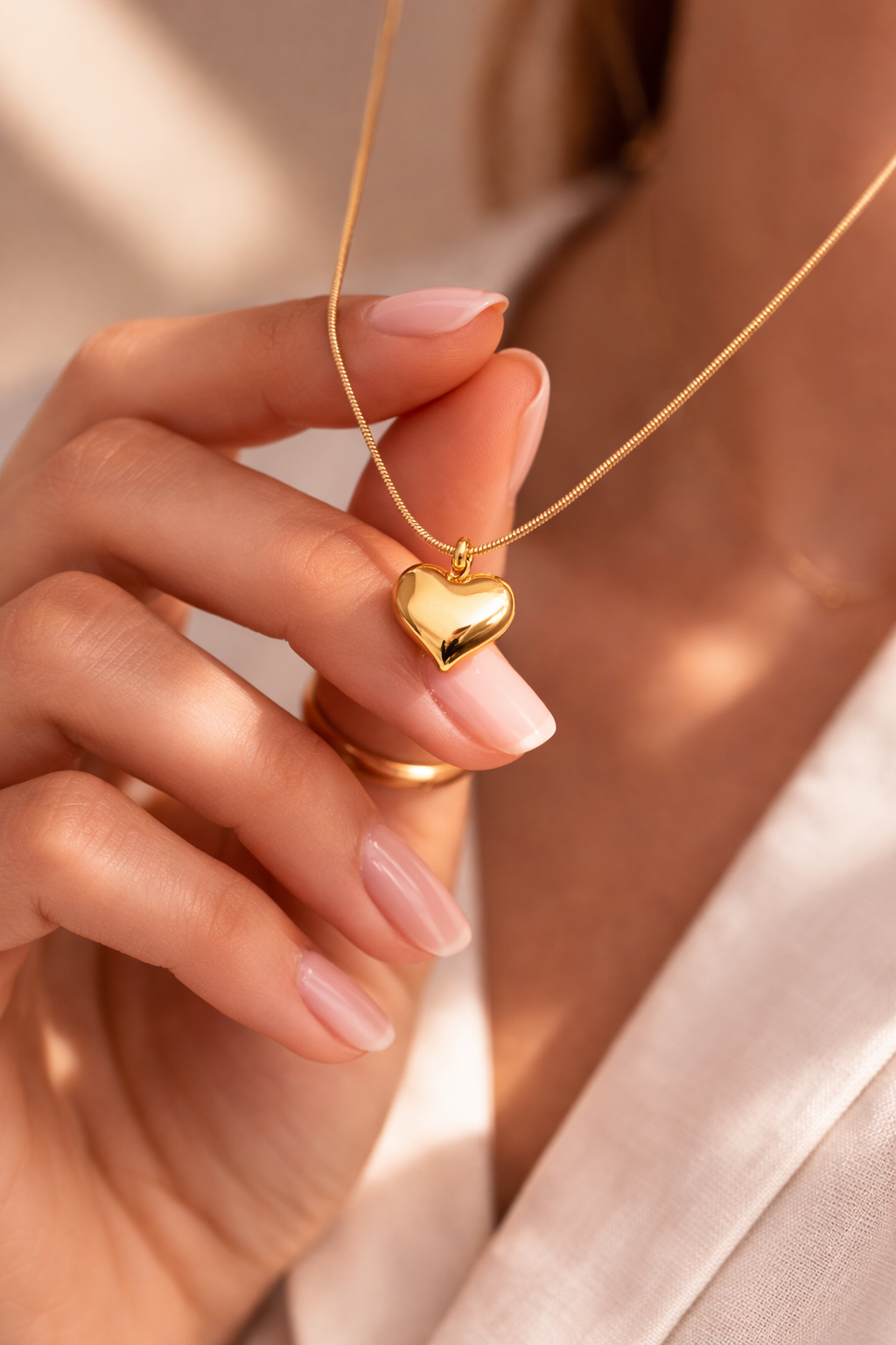 Golden Heart Pendant