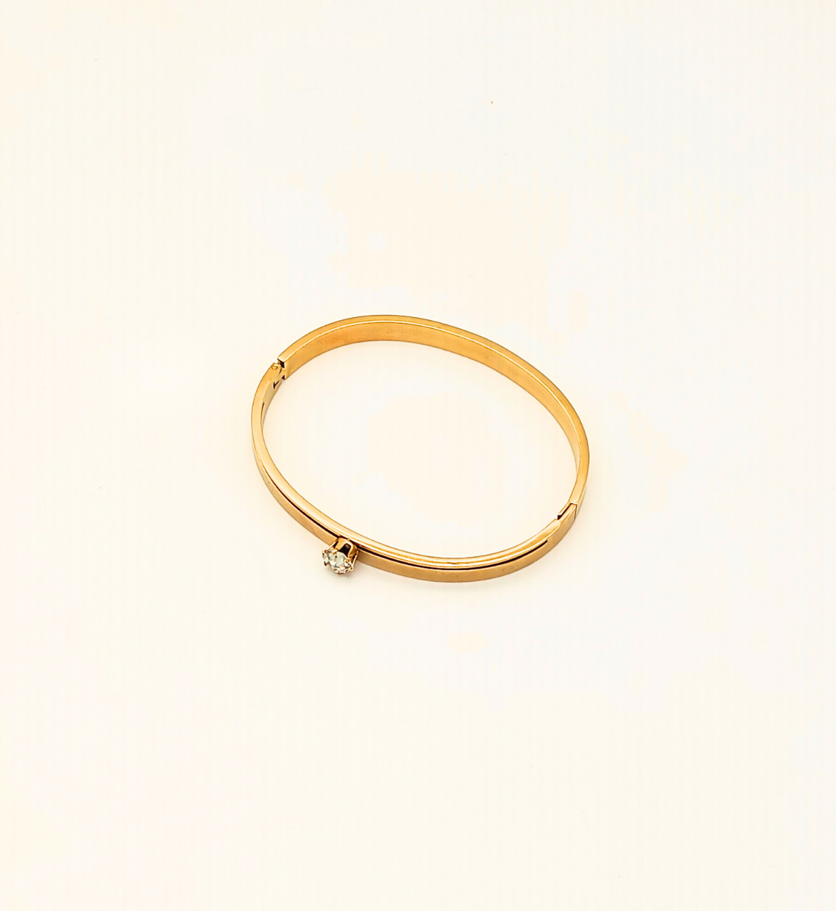 Solitaire Gold Bracelet