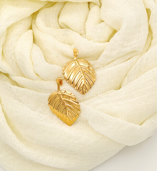 Leaf Stud Earrings