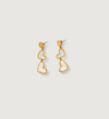 Heart-Shaped Dangle Earrings