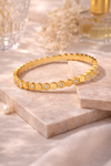Hexa Spark Gold Bangle