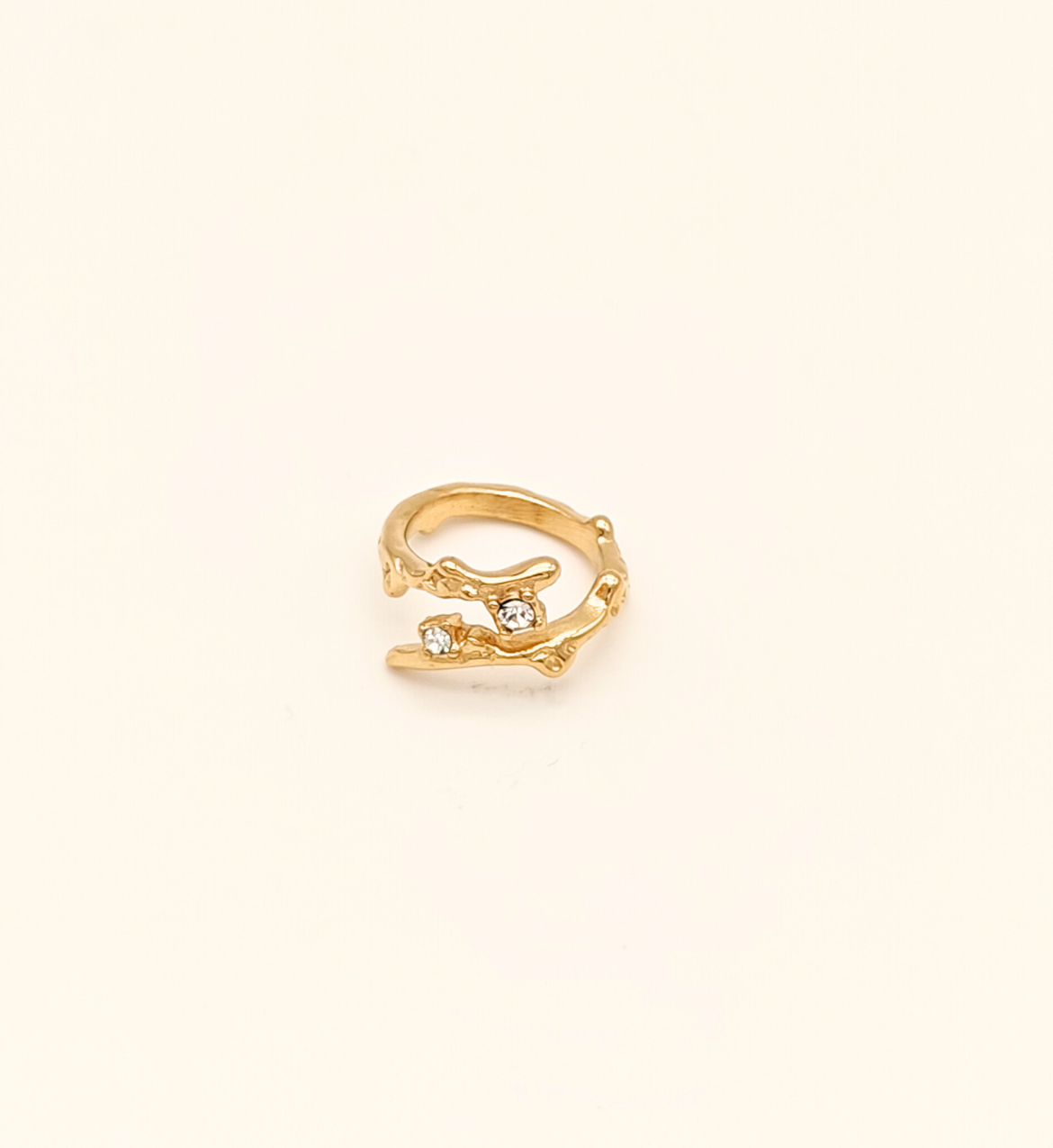 Nature-Inspired Gold Ring