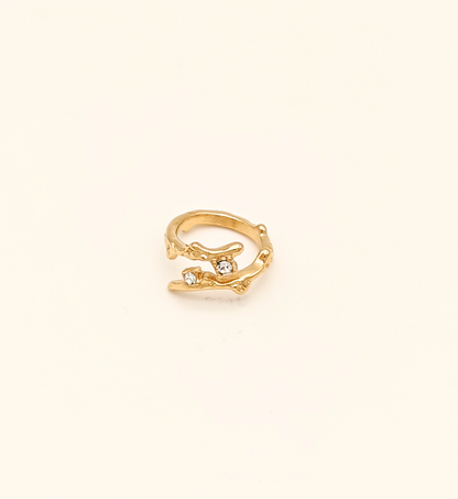 Nature-Inspired Gold Ring