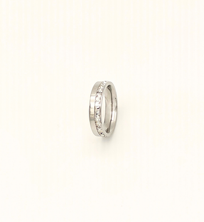 Classic Silver Eternity Band
