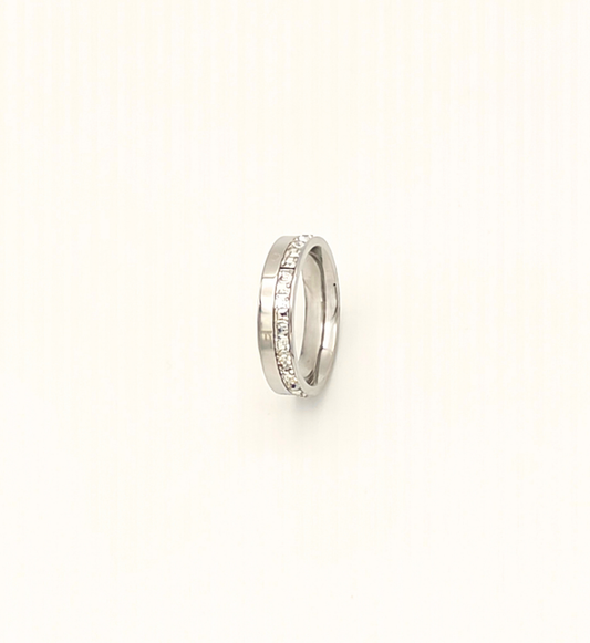 Classic Silver Eternity Band