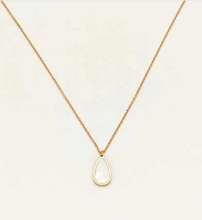 Teardrop Mother-of-Pearl Pendant
