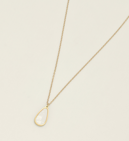 Teardrop Mother-of-Pearl Pendant
