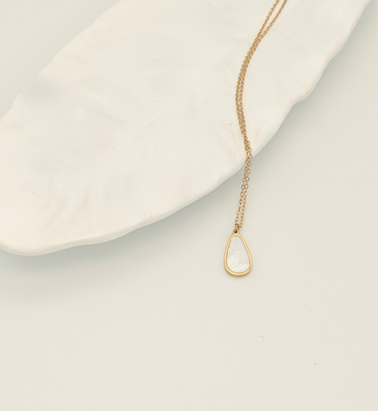 Teardrop Mother-of-Pearl Pendant