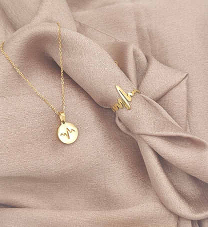 Heartbeat Wave Pendant