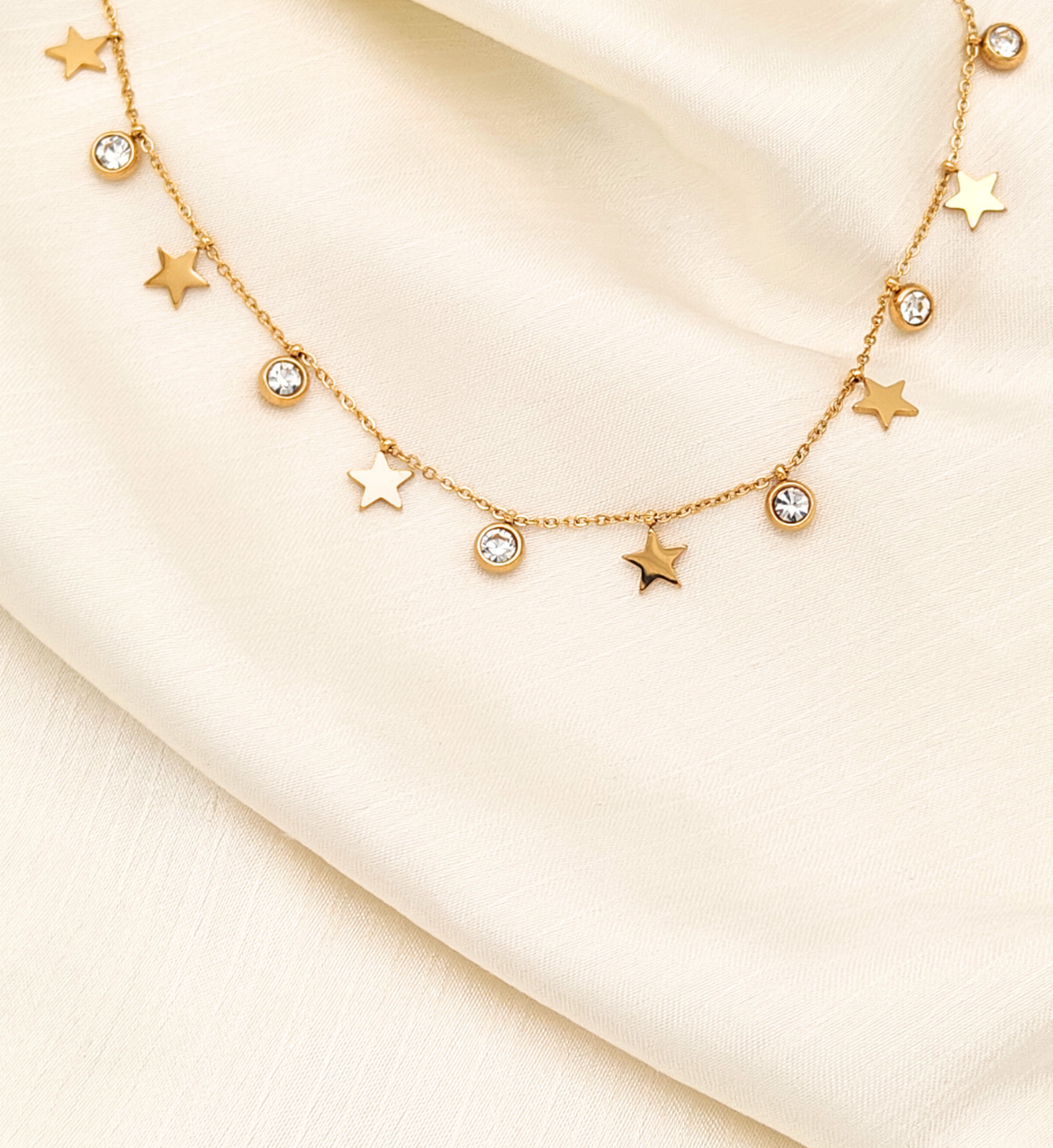 Starry Nights Gold Necklace