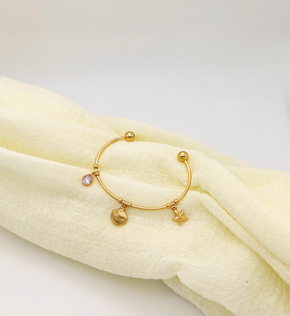 Nautical Charm Bangle