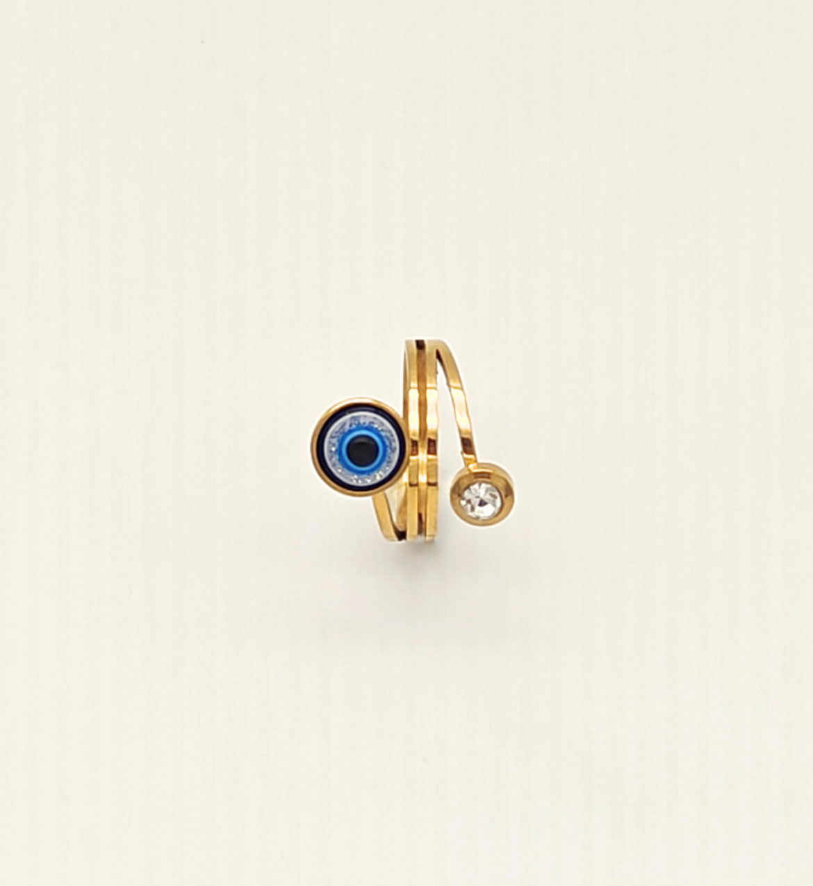 Evil Eye Gold Ring
