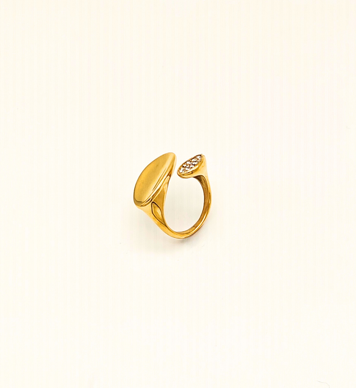 Modern Open Gold Ring