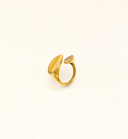 Modern Open Gold Ring