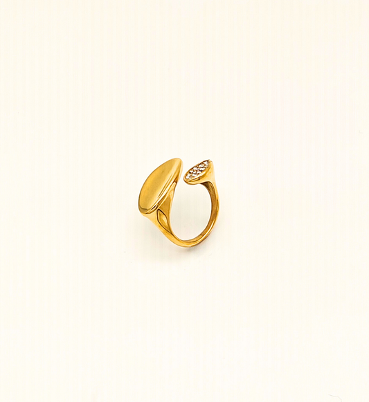 Modern Open Gold Ring