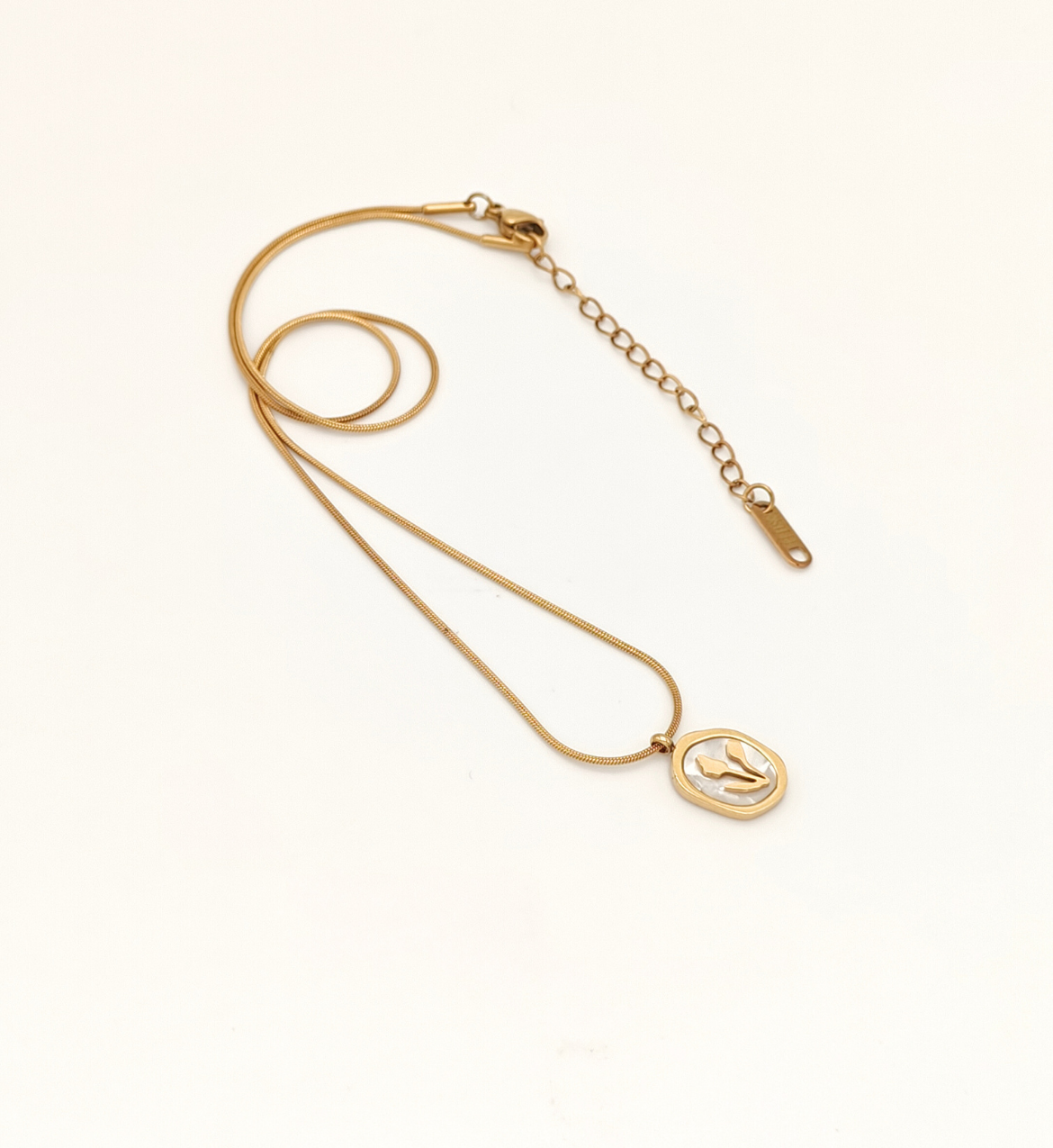 Floral Silhouette Pendant