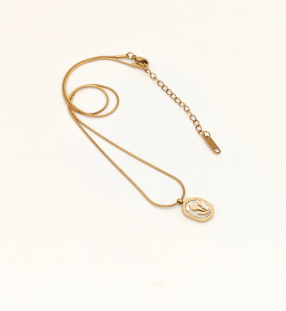 Floral Silhouette Pendant