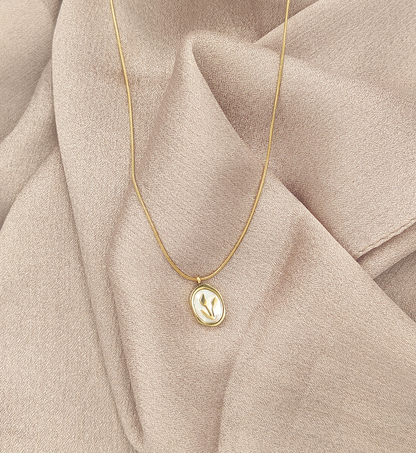 Floral Silhouette Pendant
