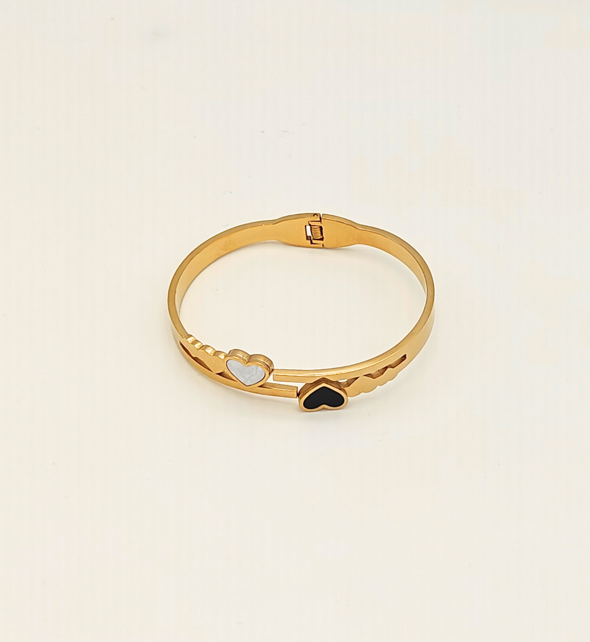 Triple Heart Gold Bracelet